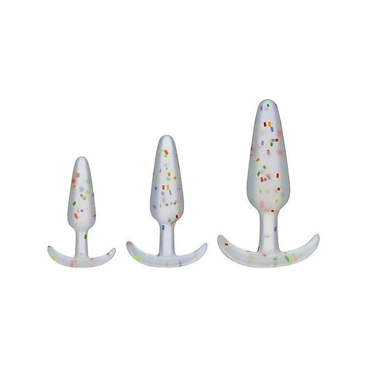 Pride Silicone Anal Trainer Set by Doc Johnson