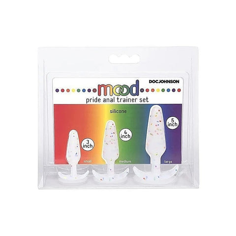 Pride Silicone Anal Trainer Set by Doc Johnson