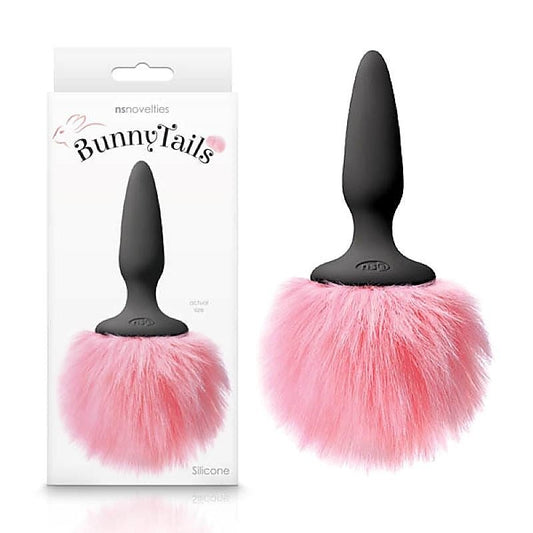 Bunny Tails Mini Fur Butt Plug by NS Novelties