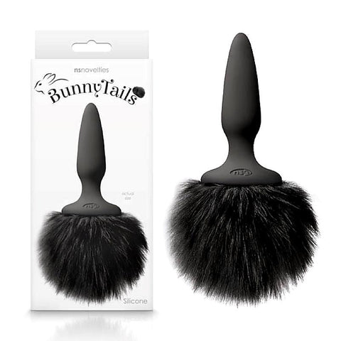Bunny Tails Mini Fur Butt Plug by NS Novelties