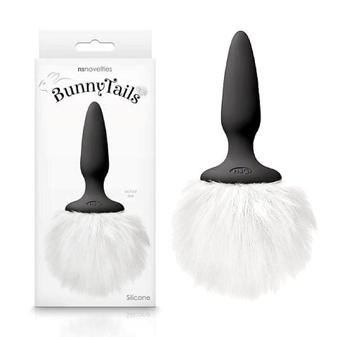 Bunny Tails Mini Fur Butt Plug by NS Novelties