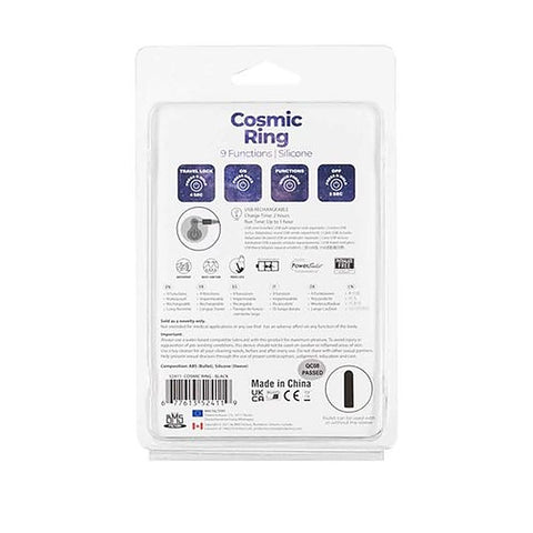 Power Bullet Cosmic Vibrating Cock Ring by BMS Factory
