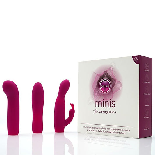 Skins Minis Massage A Trois Sex Toy Set by Skins Touch