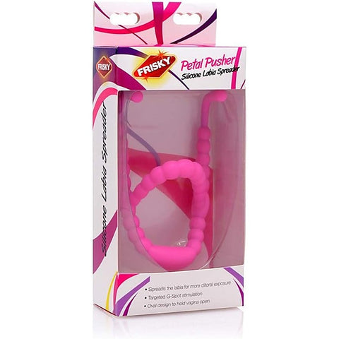 Frisky Petal Pusher Silicone Labia Spreader by XR Brands