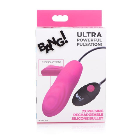 7X Pulsing Rechargeable Bullet by XR Brands