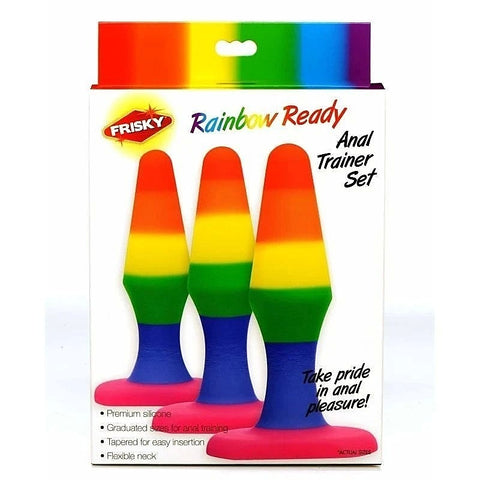 Frisky Rainbow Ready Anal Trainer Set by XR Brands
