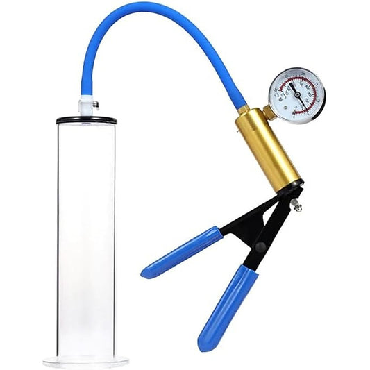 LuxaMax Brass Handle Penis Pump Set by Shots Toys