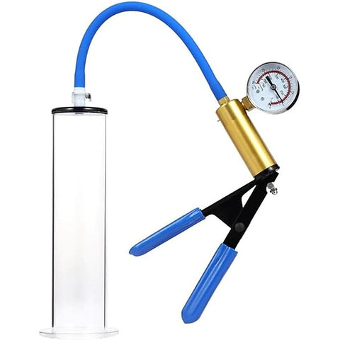 LuxaMax Brass Handle Penis Pump Set by Shots Toys