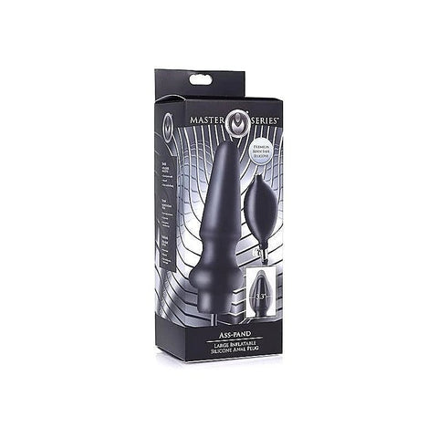 Master Series Ass Pand Large Inflatable Silicone Butt Plug