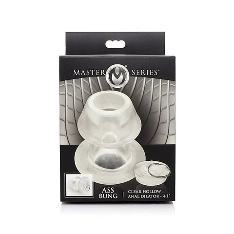 Master Series Ass Bung Clear Hollow Anal Dilator