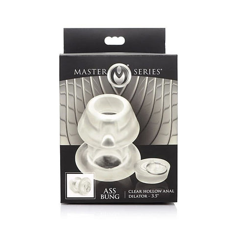 Master Series Ass Bung Clear Hollow Anal Dilator