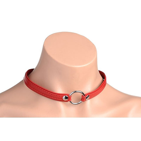 Master Series Sex Pet Leather Choker by XR Brands
