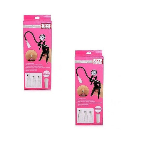Size Matters Clitoral Pumping System Clear by XR Brands