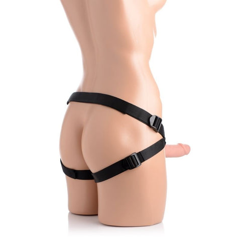 Seducer 7" Silicone Dildo w/ Harness by XR Brands