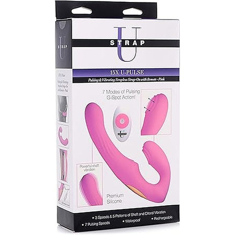 Strap U 15X U-Pulse Strapless Strap-On by XR Brands