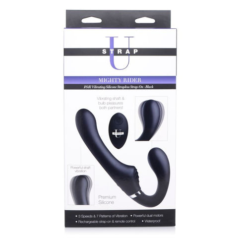 Mighty Rider 10X Strapless Strap-On w/ Remote by XR Brands