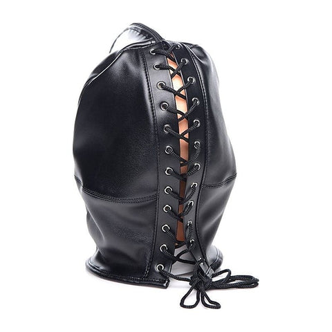 Strict Zip Front Bondage Hood by XR Brands
