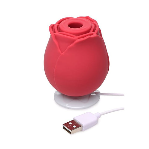 Bloomgasm 10X Wild Rose Silicone Clitoral Suction Stimulator