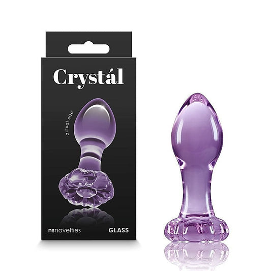 Blossom of Pleasure Glass Butt Plug by NS Novelties