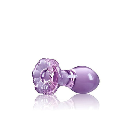 Blossom of Pleasure Glass Butt Plug by NS Novelties
