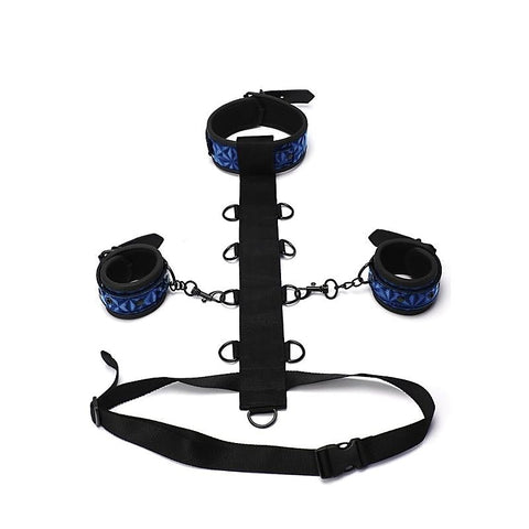 Whip Smart Diamond Fetish Play Body Restraint 3 Piece Set