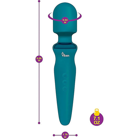 Fierce Rechargeable Vibrating Wand Massager by Viben