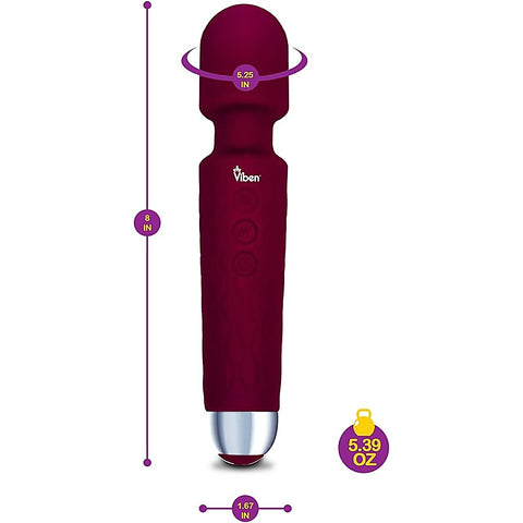 Tempest Rechargeable Body Wand Massager by Viben