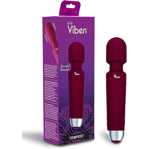 Tempest Rechargeable Body Wand Massager by Viben