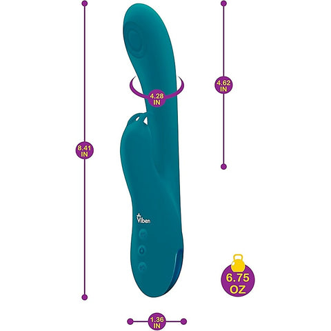 Razzle Rechargeable Thumping Rabbit Massager by Viben