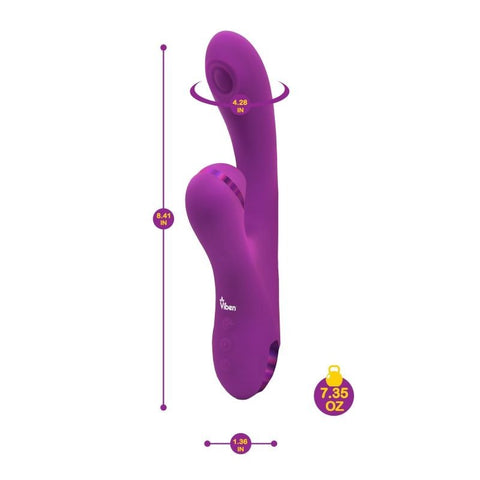 Dazzle Rechargeable Thumping Rabbit Berry Rabbit Vibrator
