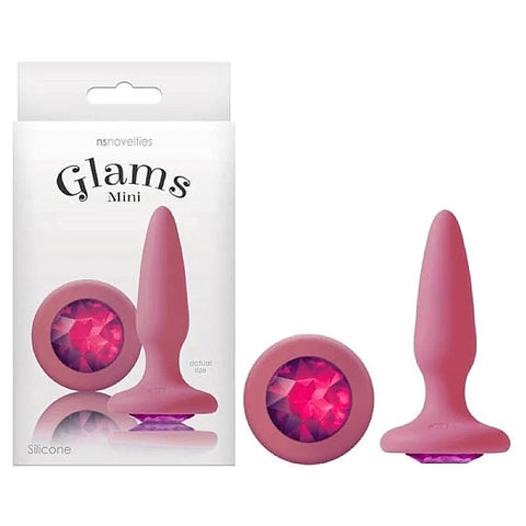Glams Mini Butt Plug with Sparkling Gem by NS Novelties