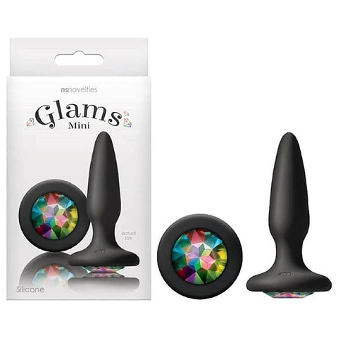 Glams Mini Butt Plug with Sparkling Gem by NS Novelties