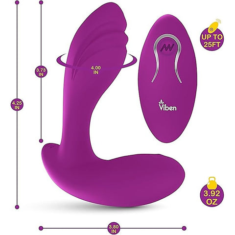 Epiphany Rollerball Dual-Stim Massager by Viben