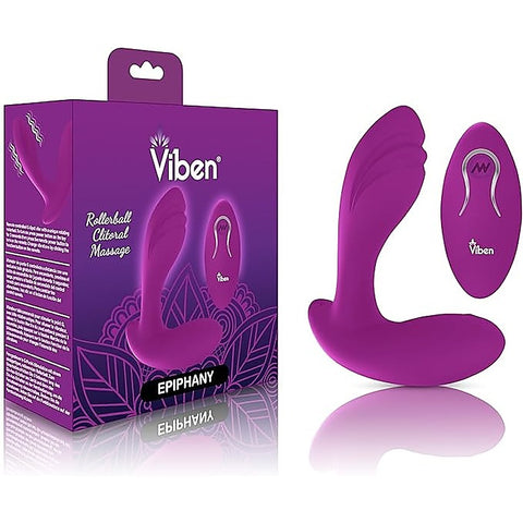 Epiphany Rollerball Dual-Stim Massager by Viben