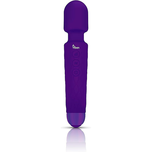 Tempest 20 Function Travel Body Wand Massager by Viben
