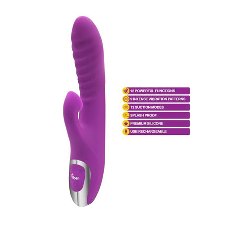 Frenzy Suction Rabbit Vibe Berry Rabbit Vibrator by Viben