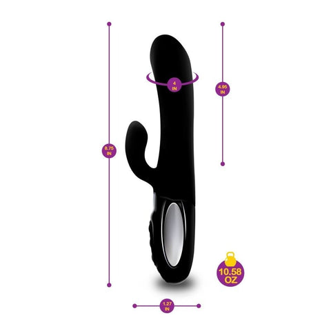 Hypnotic Rabbit Vibe w/ Swinging Clit Stim Rabbit Vibrator