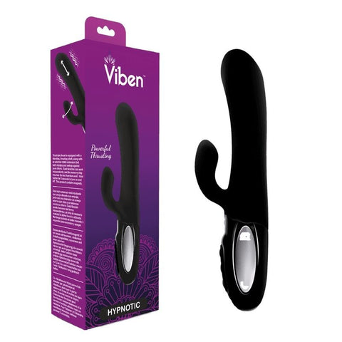 Hypnotic Rabbit Vibe w/ Swinging Clit Stim Rabbit Vibrator