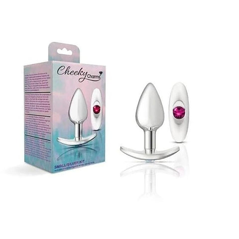 Cheeky Charms Silver Anchor Butt Plug by Viben