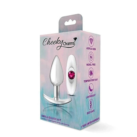 Cheeky Charms Silver Anchor Butt Plug by Viben