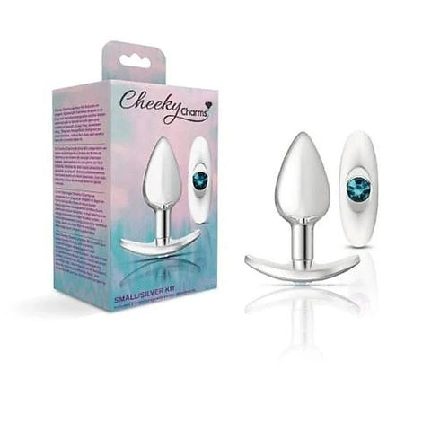 Cheeky Charms Silver Anchor Butt Plug by Viben