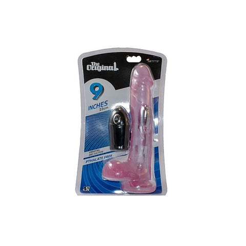 Vibrating Cock and Balls With Suction 9 Inch by SI Novelties