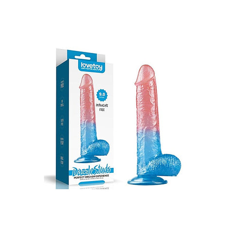 Dazzle Studs Realistic Dildo 9 Inch by Lovetoy