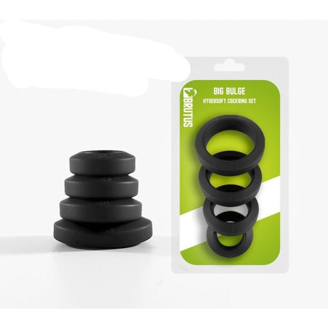 Big Bulge Silicone Cock Ring Set by Brutus
