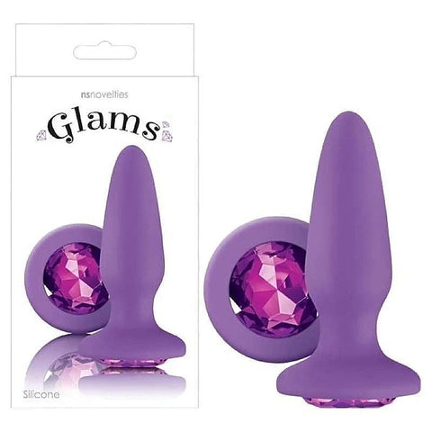 Glams Butt Plug with Sparkling Gem by NS Novelties