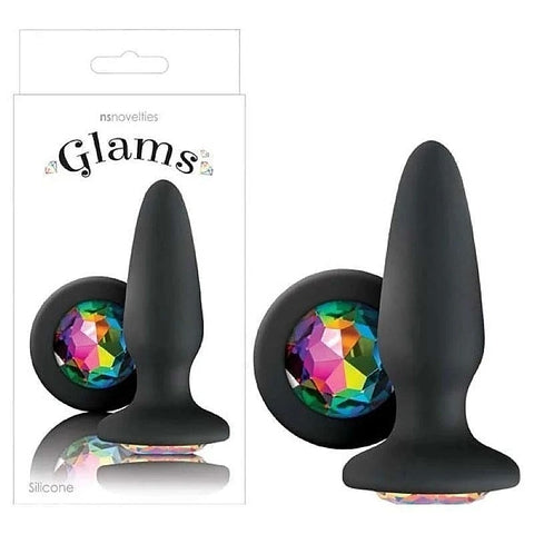 Glams Butt Plug with Sparkling Gem by NS Novelties