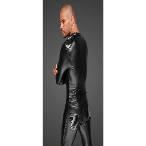 Power Wetlook Men's Jacket by Noir Handmade