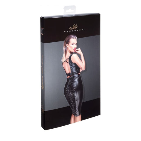 Power Wetlook Pencil Skirt w/ Zipper Her Fetish