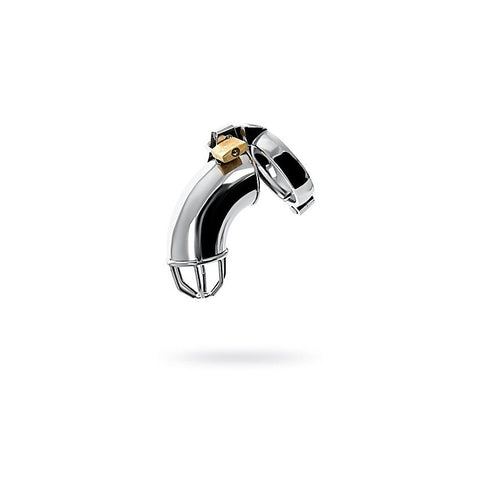 Metal Silver Metal Cock Cage With Rings & Lock by ToyFa