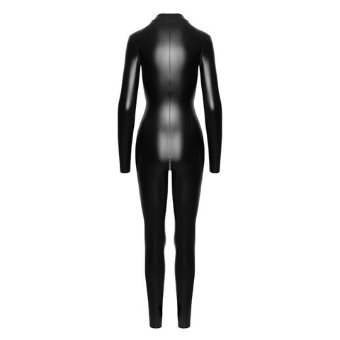 Power Wetlook Catsuit w/ Front Zipper Her Fetish